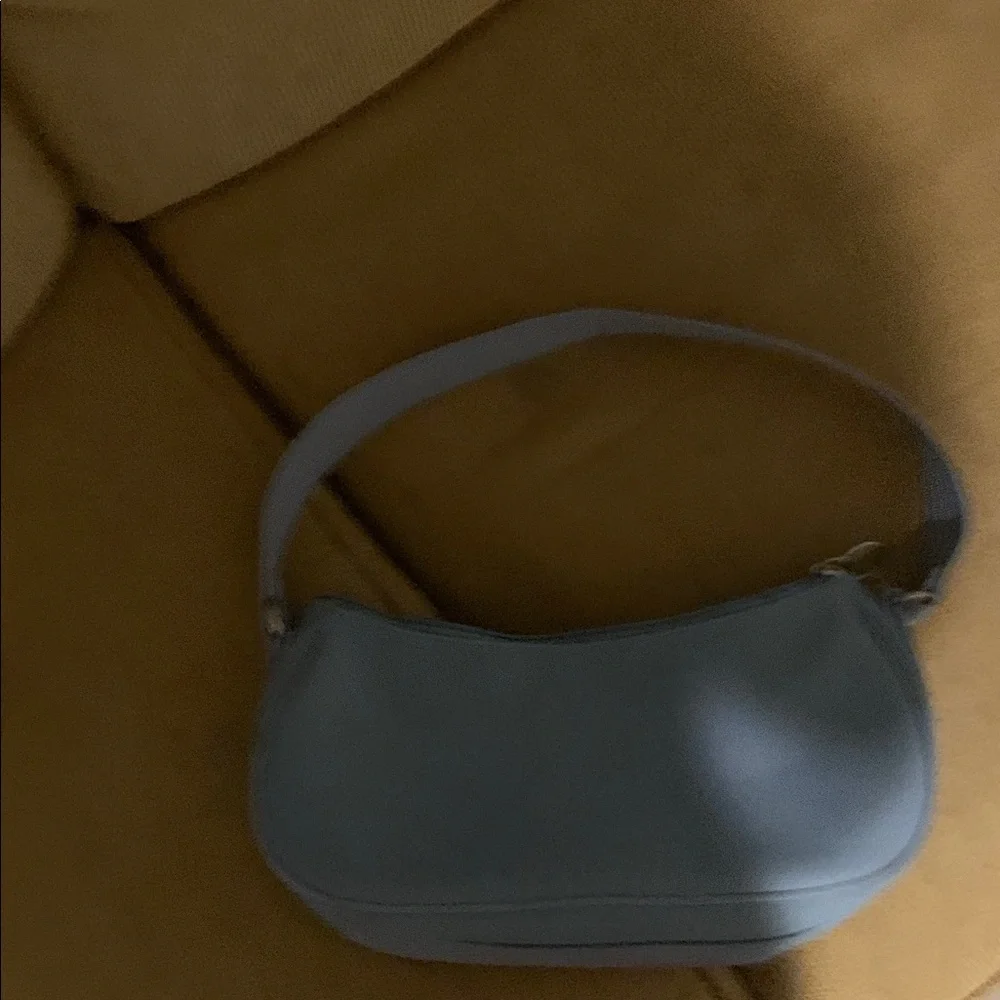 Vintage Lacoste Sky Blue mini baguette Shoulder Bag - Picture 7 of 7